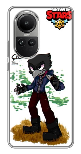 Чехол с принтом "Crow" для Oppo Reno 10