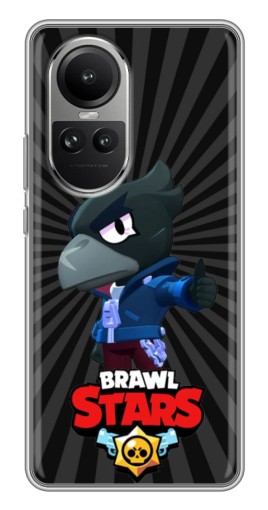 Чехол с печатью "Crow Brawl Stars" для Oppo Reno 10