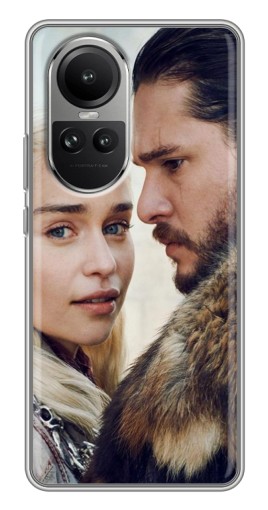 Чехол с печатью "Дейнерис и Сноу" для Oppo Reno 10