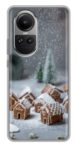 Чехол с печатью "Домики из пряников" для Oppo Reno 10