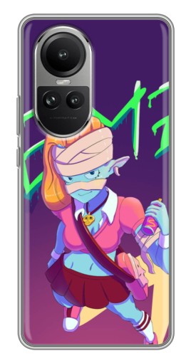 Силиконовый чехол с изображением "EMZ модная" для Oppo Reno 10