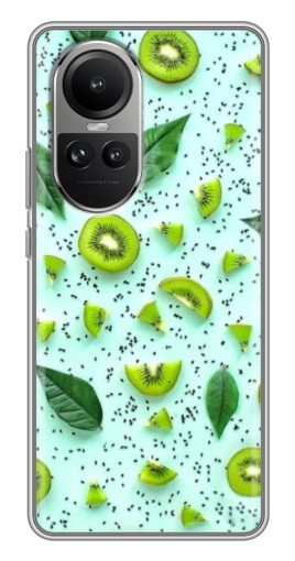 Силиконовый чехол с изображением "Фон киви" для Oppo Reno 10