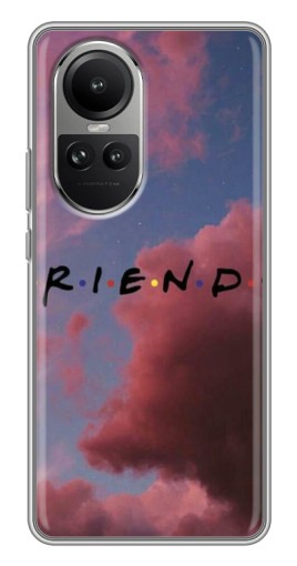 Силиконовый чехол с изображением "Friends" для Oppo Reno 10