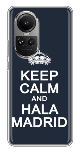 Чехол с картинкой "Hala Madrid" для Oppo Reno 10