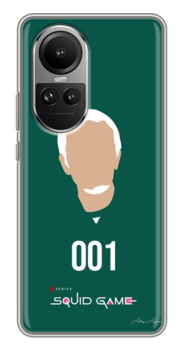Чехол с печатью "Игрок 001" для Oppo Reno 10