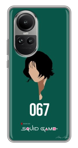 Силиконовый чехол с изображением "Игрок 067" для Oppo Reno 10
