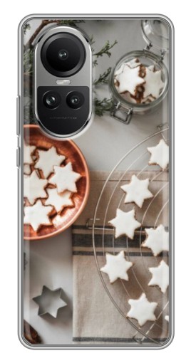 Чехол с принтом "Имбирные звездочки" для Oppo Reno 10