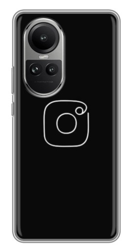 Чехол с печатью "Инстаграм" для Oppo Reno 10
