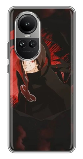 Силиконовый чехол с изображением "Итачи в плаще" для Oppo Reno 10