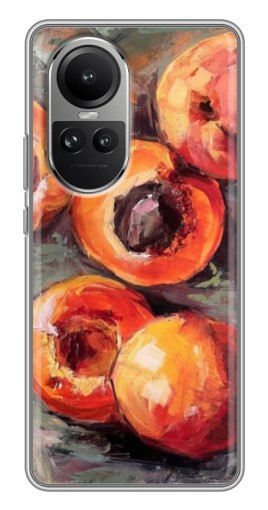 Силиконовый чехол с изображением "Картина персики" для Oppo Reno 10