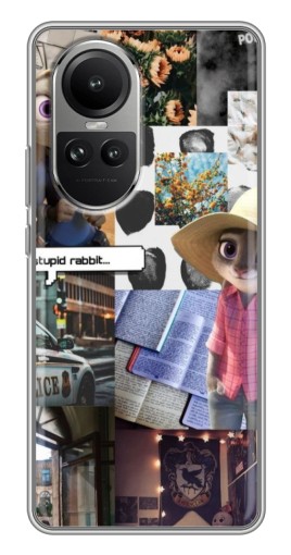 Чехол с печатью "Коллаж Джуди" для Oppo Reno 10