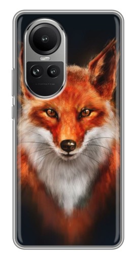 Чехол с печатью "Красивая лиса" для Oppo Reno 10