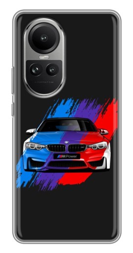 Чехол с принтом "Красочный BMW" для Oppo Reno 10
