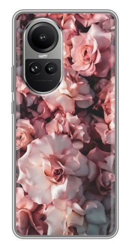Силиконовый чехол с изображением "Куст роз" для Oppo Reno 10