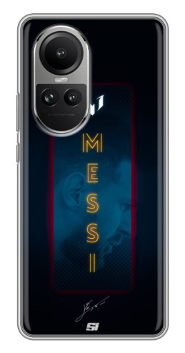Чехол с печатью "Логотип Месси" для Oppo Reno 10