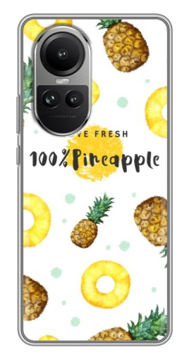 Чехол с печатью "Любовь к ананасам" для Oppo Reno 10