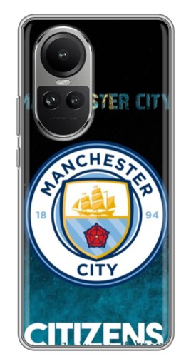 Силиконовый чехол с изображением "Man City Zens" для Oppo Reno 10