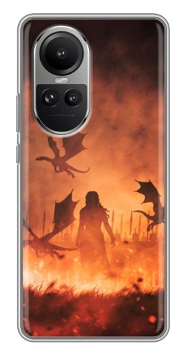Чехол с картинкой "Мать драконов" для Oppo Reno 10