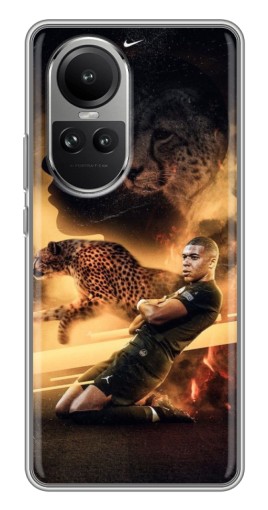 Чехол с печатью "Мбаппе пантера" для Oppo Reno 10