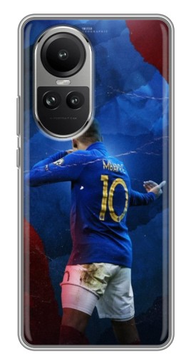Чехол с картинкой "Мбаппе в Франции" для Oppo Reno 10