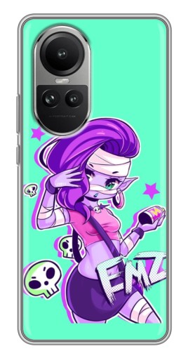 Силиконовый чехол с изображением "Милая Emz" для Oppo Reno 10