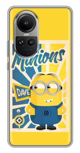 Чехол с картинкой "Minions" для Oppo Reno 10