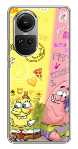 Чехол с печатью "Модный разговор" для Oppo Reno 10