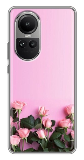 Чехол с картинкой "Нежные розы" для Oppo Reno 10