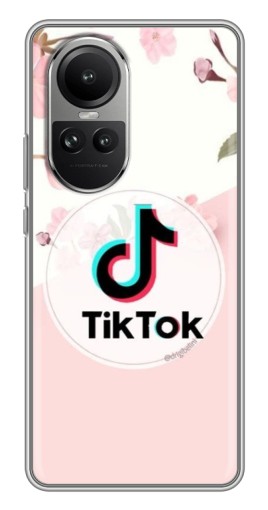 Чехол с печатью "Нежный принт" для Oppo Reno 10