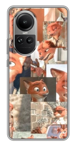 Чехол с картинкой "Ник Крутихвост" для Oppo Reno 10