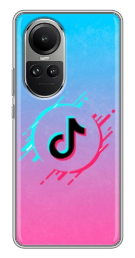 Чехол с печатью "Нота ТикТок" для Oppo Reno 10