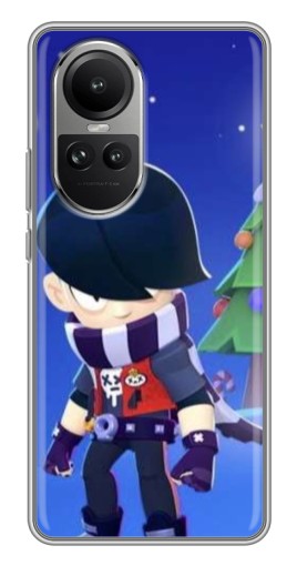 Чехол с печатью "Новогодний Эдгард" для Oppo Reno 10