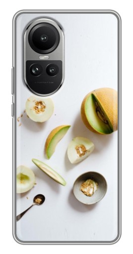 Силиконовый чехол с изображением "Обед из дынь" для Oppo Reno 10
