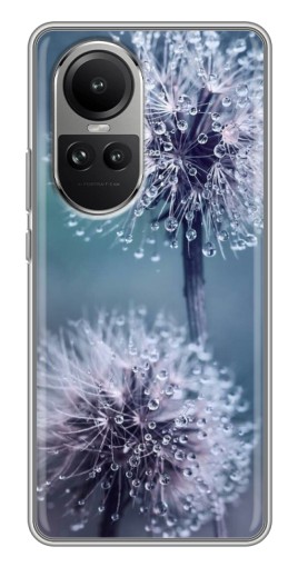 Силиконовый чехол с изображением "Одуванчик с капельками" для Oppo Reno 10