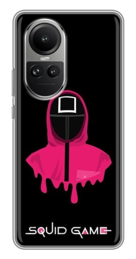 Силиконовый чехол с изображением "Охранник с Квадратом" для Oppo Reno 10