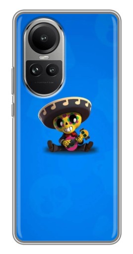 Чехол с картинкой "Poco с гитарой" для Oppo Reno 10