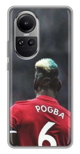 Силиконовый чехол с изображением "Pogba 6" для Oppo Reno 10