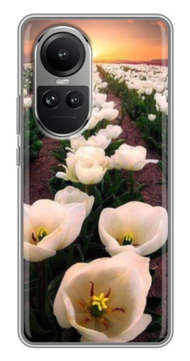 Чехол с принтом "Поле тульпанов " для Oppo Reno 10