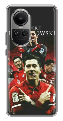 Силиконовый чехол с изображением "Польский футболист" для Oppo Reno 10