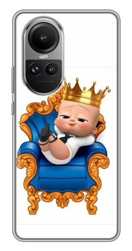 Силиконовый чехол с изображением "Ребенок Король" для Oppo Reno 10