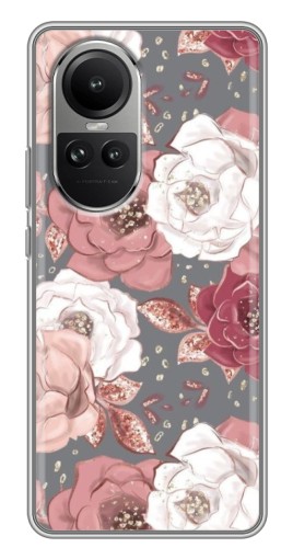 Чехол с печатью "Рисунок розы" для Oppo Reno 10