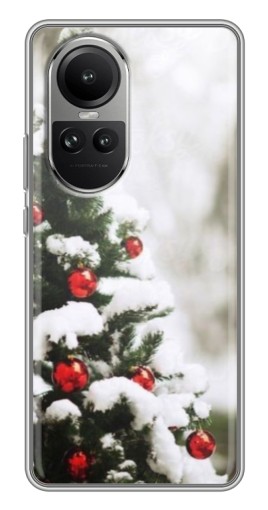 Чехол с принтом "Рождественская елка" для Oppo Reno 10