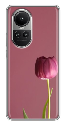 Чехол с печатью "Розовый тюльпан" для Oppo Reno 10