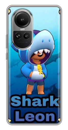 Чехол с картинкой "Shark Leon" для Oppo Reno 10