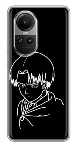 Чехол с печатью "Силуэт Леви" для Oppo Reno 10