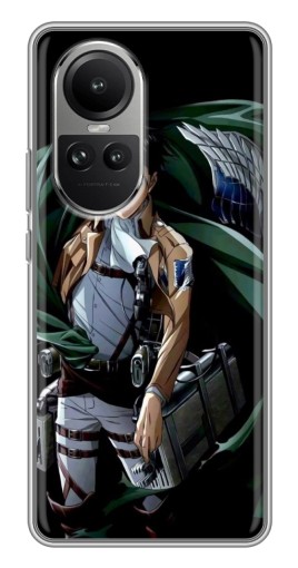 Силиконовый чехол с изображением "Солдат Леви" для Oppo Reno 10