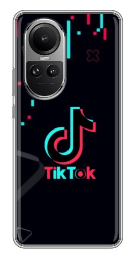 Чехол с принтом "Стиль TikTok" для Oppo Reno 10