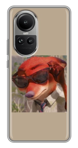 Силиконовый чехол с изображением "Стильный Ник" для Oppo Reno 10