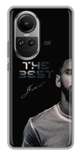 Чехол с принтом "The Best Messi" для Oppo Reno 10