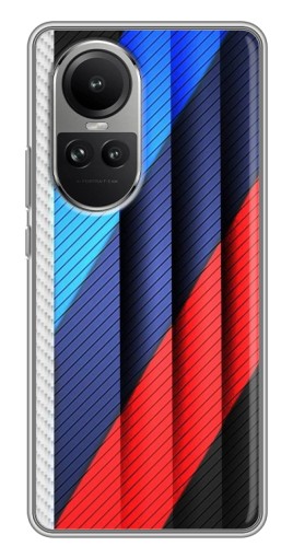 Чехол с картинкой "Цвета лого БМВ" для Oppo Reno 10